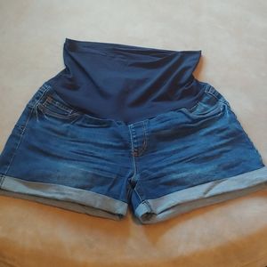 Maternity Denim Shorts
